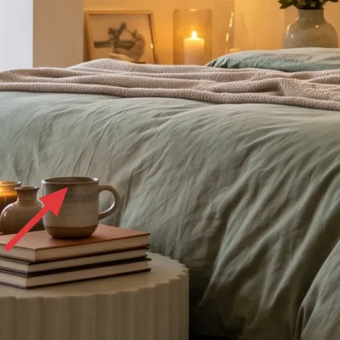 jar candle on tray (for candle-pour DIY)