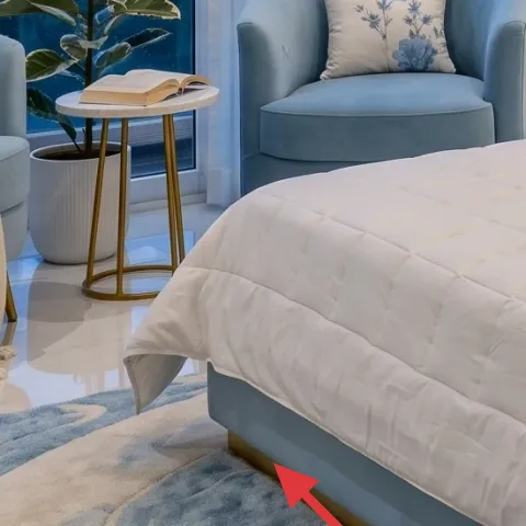 Blue area rug 5×7