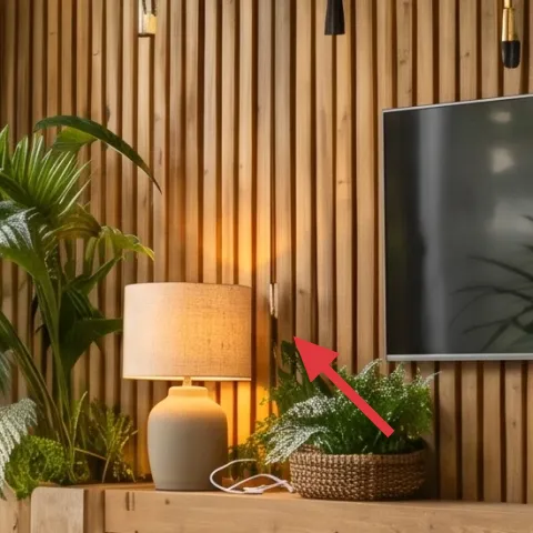plug-in table lamp with white ceramic base