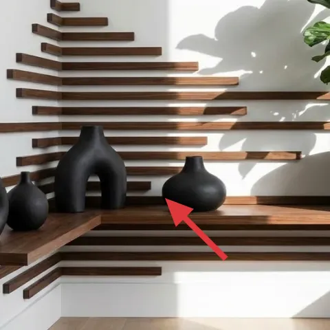 arched matte black vase