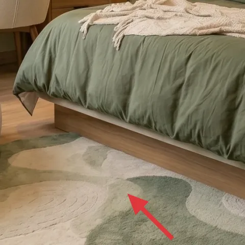 light green area rug
