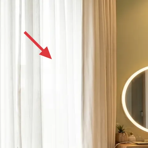 off-white sheers curtains