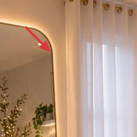 arched wall mirror