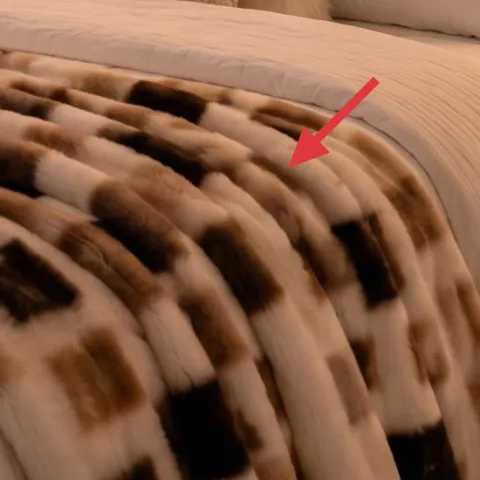 leopard print throw blanket