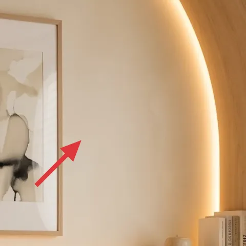 framed abstract art print (marble-like)