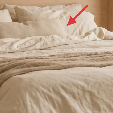 white cushion pillow